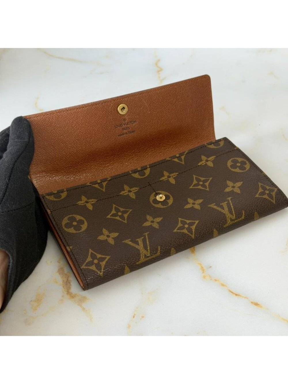 Louis Vuitton Monogram Portefeuille Sarah Wallet - Picture 10 of 15